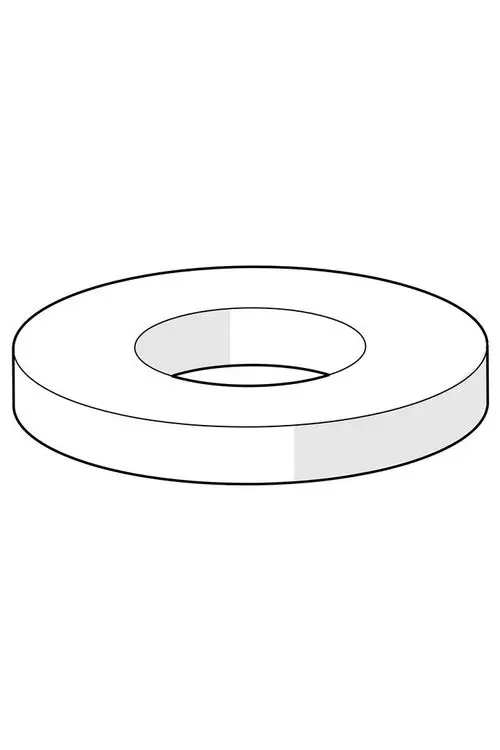Dichtungsring von HANSA mit durchgehend runder Form, mittiger Öffnung und flacher Oberfläche, auf weißem Hintergrund abgebildet.
